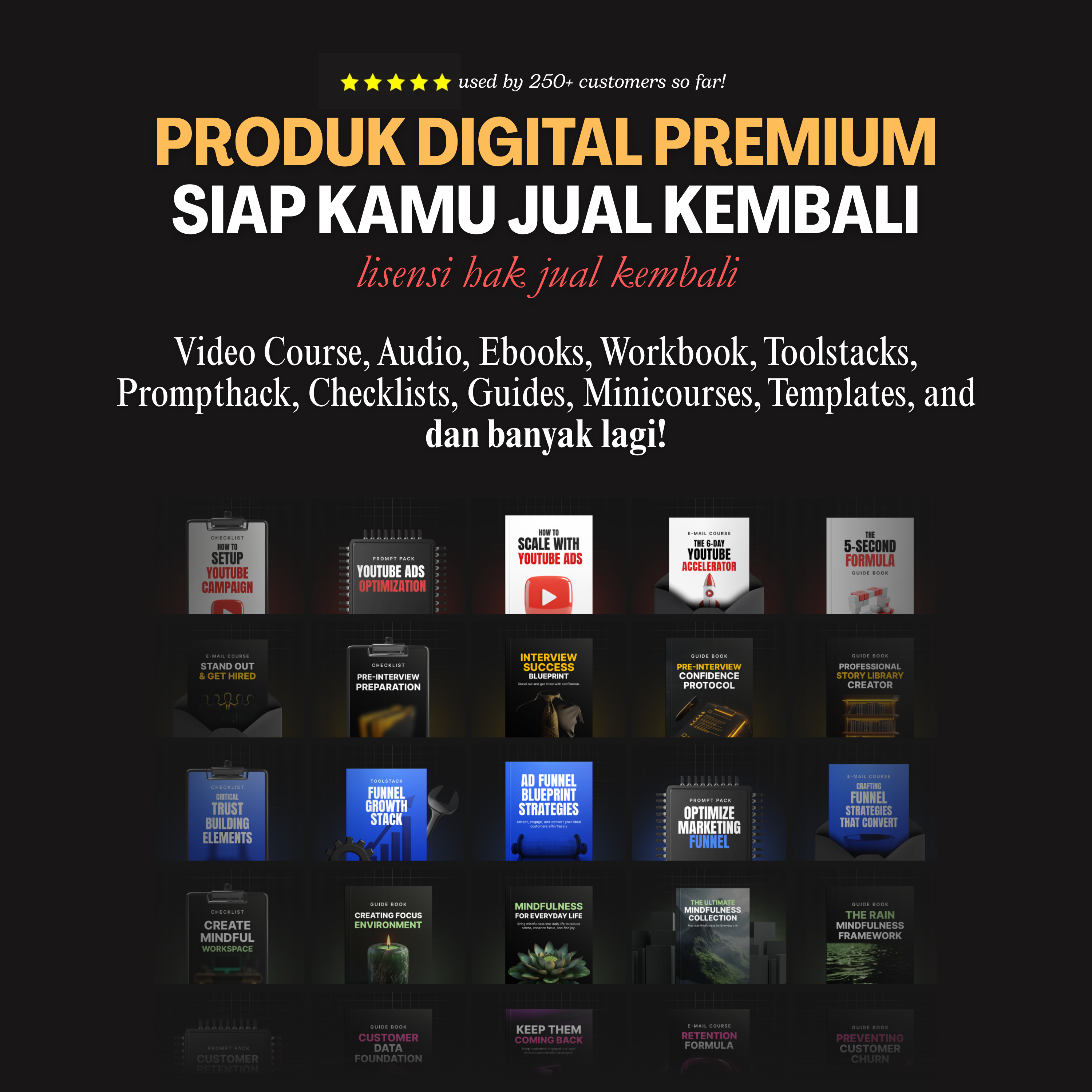 1,000+ Produk Digital Siap Pakai — Branding Ulang & Jual dengan Nama Kamu!