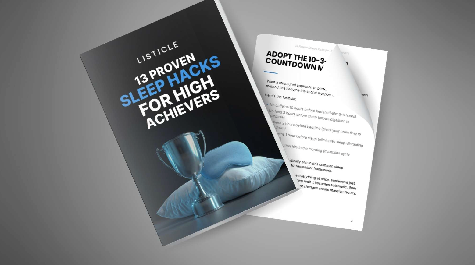 13 Trik Tidur Terbukti untuk Orang Berprestasi